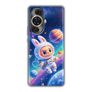 Силиконовый чехол на Huawei Nova 11 Pro с принтом Labubu Лабубу Силиконовый чехол на Huawei Nova 11 Pro с принтом Labubu Лабубу