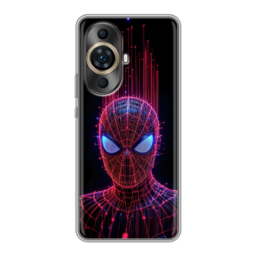 Силиконовый чехол на Huawei Nova 11 Pro с принтом Spiderman Человек паук Силиконовый чехол на Huawei Nova 11 Pro с принтом Spiderman Человек паук