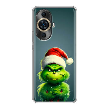 Силиконовый чехол на Huawei Nova 11 Pro с принтом Новый год