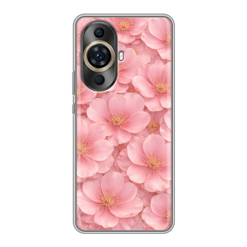 Силиконовый чехол на Huawei Nova 11 Pro с принтом женский