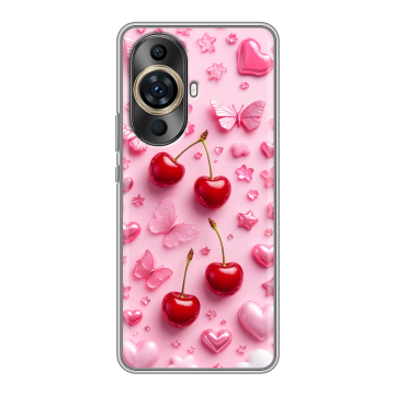 Силиконовый чехол на Huawei Nova 11 Pro с принтом для девочек Силиконовый чехол на Huawei Nova 11 Pro с принтом для девочек