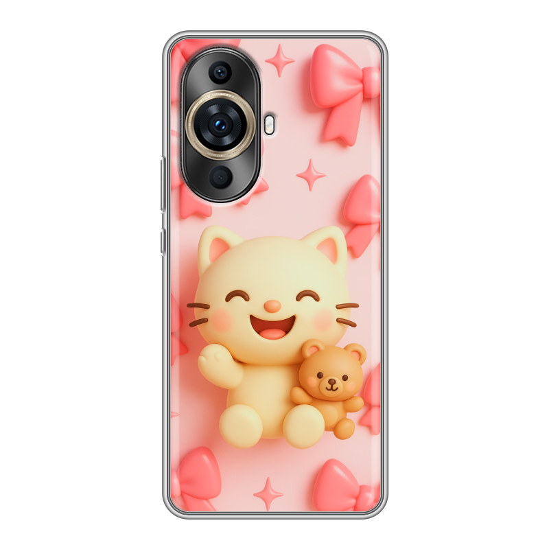 Силиконовый чехол на Huawei Nova 11 Pro с принтом для девочек Силиконовый чехол на Huawei Nova 11 Pro с принтом для девочек