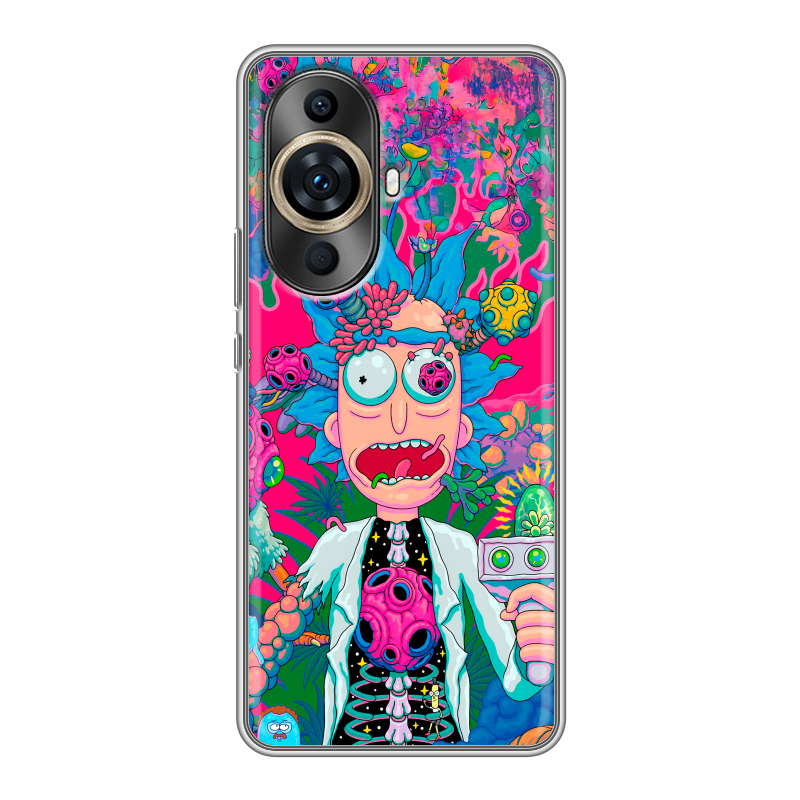 Силиконовый чехол на Huawei Nova 11 Pro с принтом Рик и Морти Rick Morty Силиконовый чехол на Huawei Nova 11 Pro с принтом Рик и Морти Rick Morty