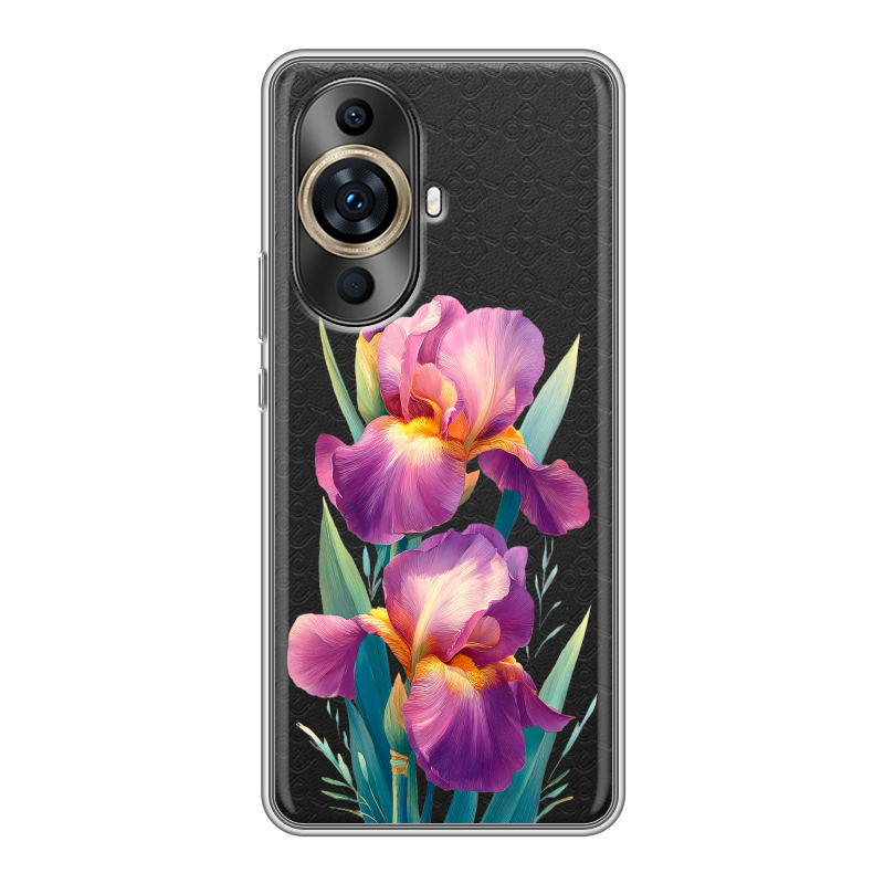 Силиконовый чехол на Huawei Nova 11 Pro с принтом Цветы орхидеи Силиконовый чехол на Huawei Nova 11 Pro с принтом Цветы орхидеи