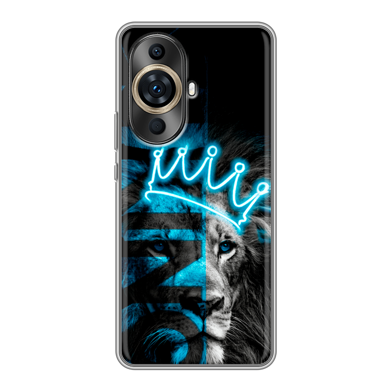 Силиконовый чехол на Huawei Nova 11 Pro с принтом Король лев Силиконовый чехол на Huawei Nova 11 Pro с принтом Король лев
