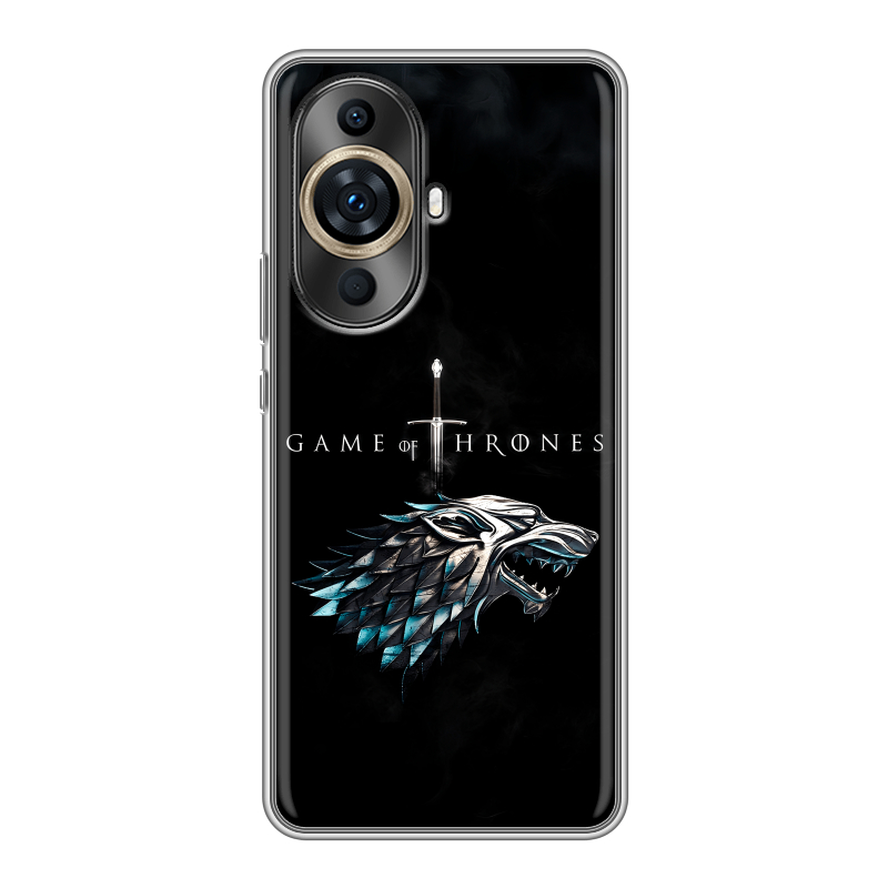 Силиконовый противоударный чехол на Huawei Nova 11 Pro с принтом Игра Престолов Game Thrones Силиконовый противоударный чехол на Huawei Nova 11 Pro с принтом Игра Престолов Game Thrones