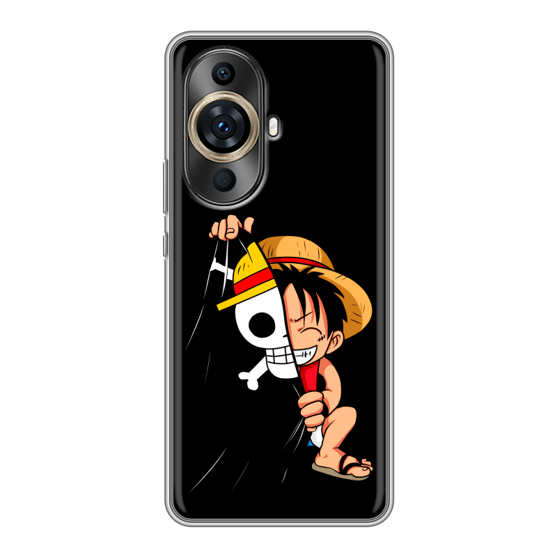 Силиконовый противоударный чехол на Huawei Nova 11 Pro с принтом One Piece Ван Пис Силиконовый противоударный чехол на Huawei Nova 11 Pro с принтом One Piece Ван Пис
