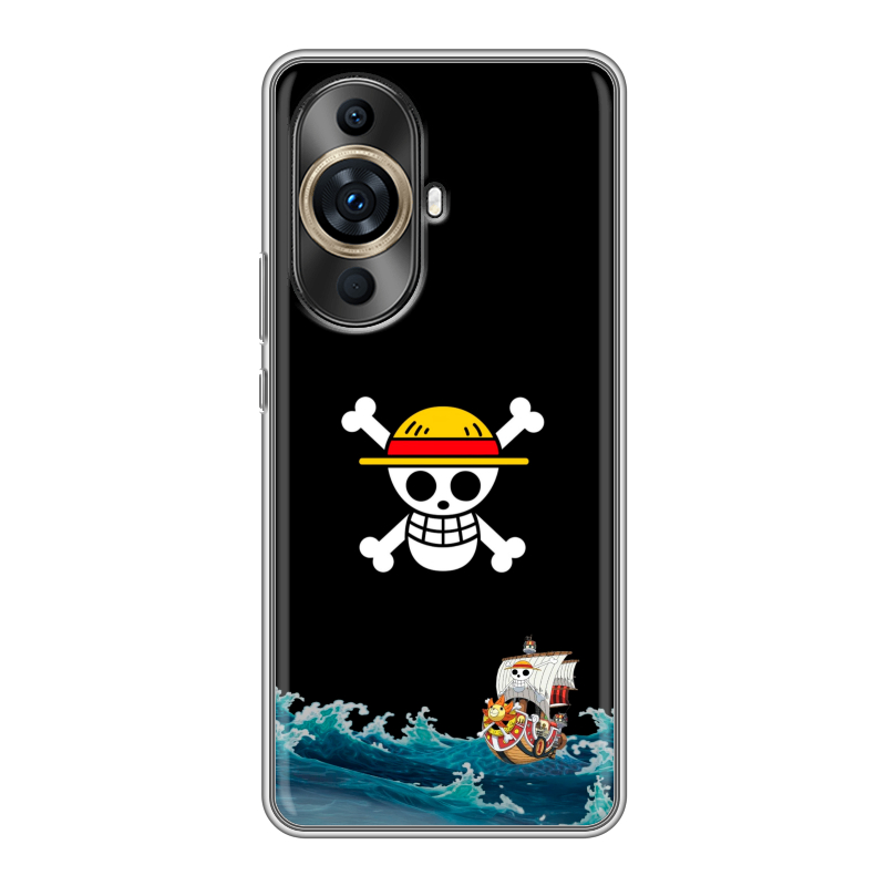 Силиконовый чехол на Huawei Nova 11 Pro с принтом One Piece Ван Пис Силиконовый чехол на Huawei Nova 11 Pro с принтом One Piece Ван Пис