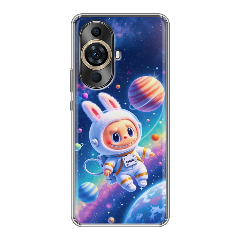 Силиконовый чехол на Huawei Nova 11 Pro с принтом Labubu Лабубу Силиконовый чехол на Huawei Nova 11 Pro с принтом Labubu Лабубу