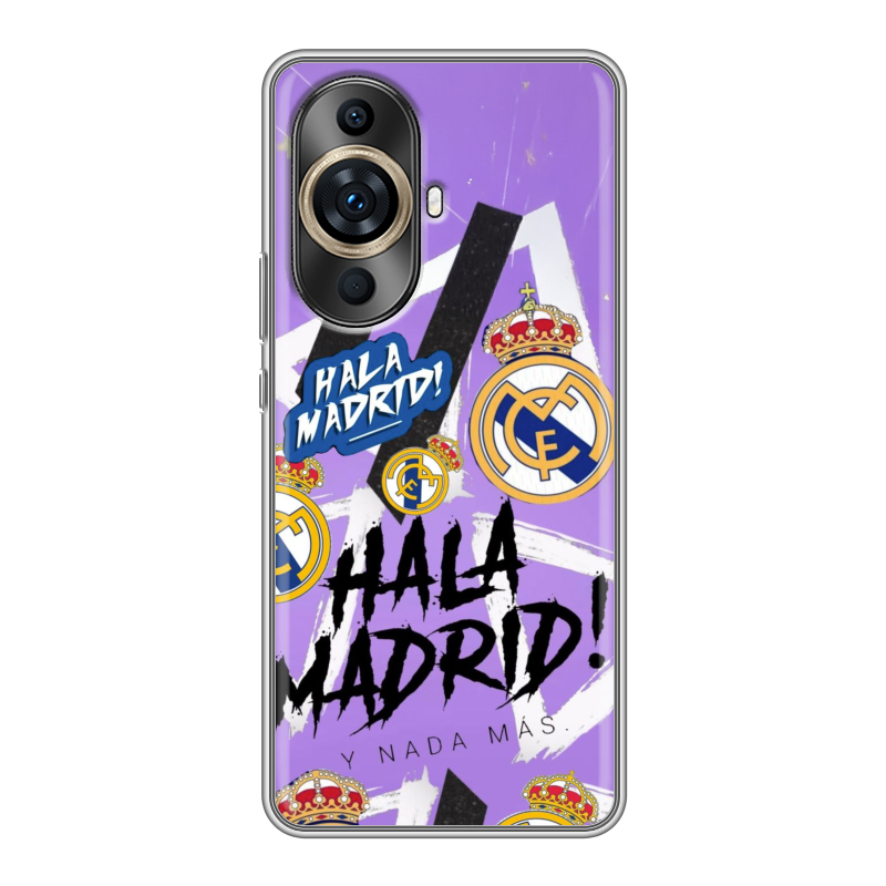 Силиконовый чехол на Huawei Nova 11 Pro с принтом Real Madrid Реал Мадрид Силиконовый чехол на Huawei Nova 11 Pro с принтом Real Madrid Реал Мадрид