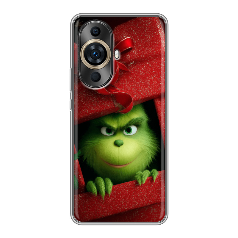 Силиконовый противоударный чехол на Huawei Nova 11 Pro с принтом Новый год Силиконовый противоударный чехол на Huawei Nova 11 Pro с принтом Новый год