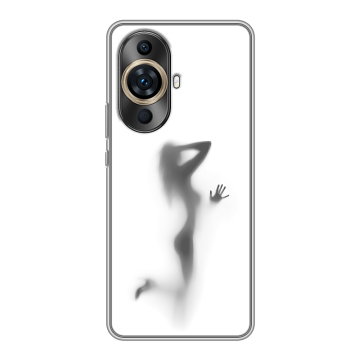 Силиконовый чехол на Huawei Nova 11 Ultra с принтом Силуэт