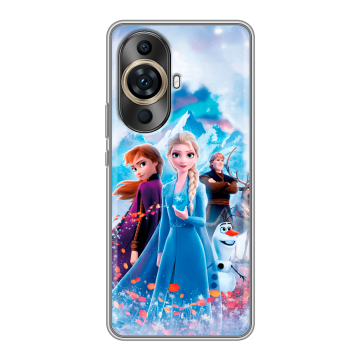 Силиконовый чехол на Huawei Nova 11 Ultra с принтом Холодное сердце Frozen