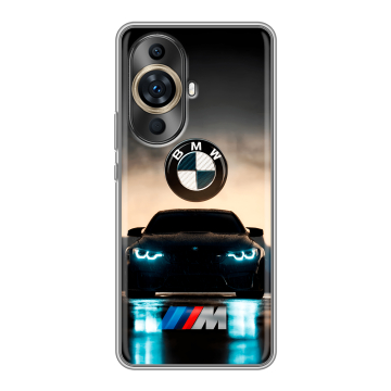 Силиконовый чехол на Huawei Nova 11 Ultra с принтом БМВ BMW