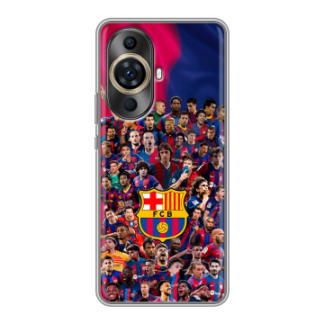 Силиконовый чехол на Huawei Nova 11 Ultra с принтом Барселона Barcelona