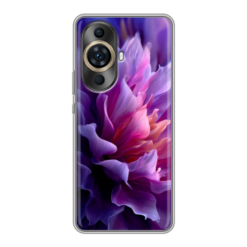 Силиконовый чехол на Huawei Nova 11 Ultra с принтом женский цветы