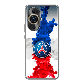 Силиконовый чехол на Huawei Nova 11 Ultra с принтом PSG ПСЖ