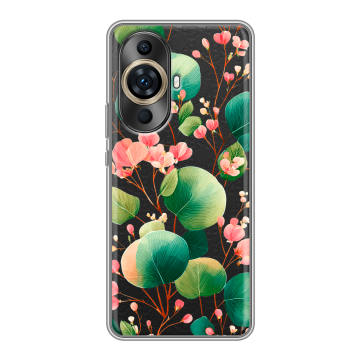 Силиконовый чехол на Huawei Nova 11 Ultra с принтом женский