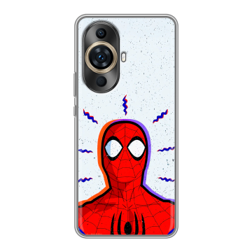 Силиконовый чехол на Huawei Nova 11 Ultra с принтом Spiderman Человек паук