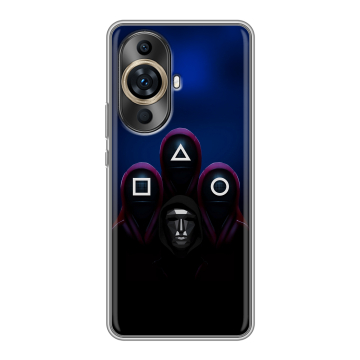 Силиконовый чехол на Huawei Nova 11 Ultra с принтом Игра Кальмара