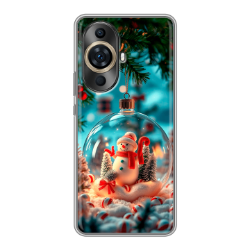 Силиконовый чехол на Huawei Nova 11 Ultra с принтом Новый год