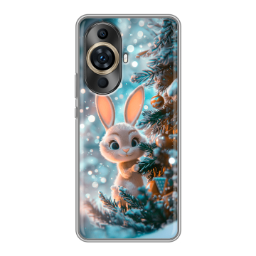 Силиконовый чехол на Huawei Nova 11 Ultra с принтом Новый год