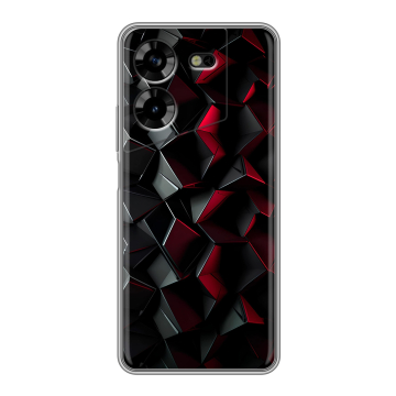 Силиконовый чехол на Tecno Pova 5 4G с принтом Абстракция Силиконовый чехол на Tecno Pova 5 4G с принтом Абстракция