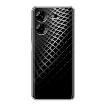 Силиконовый чехол на Tecno Pova 5 4G с принтом Текстура металла Силиконовый чехол на Tecno Pova 5 4G с принтом Текстура металла