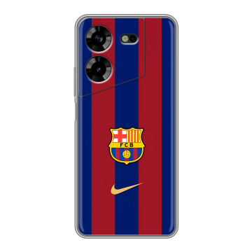 Силиконовый чехол на Tecno Pova 5 4G с принтом Барселона Barcelona
