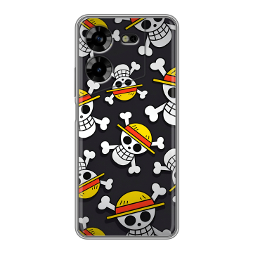 Силиконовый чехол на Tecno Pova 5 4G с принтом One Piece Ван Пис Силиконовый чехол на Tecno Pova 5 4G с принтом One Piece Ван Пис