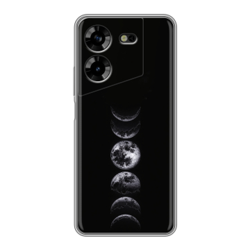 Силиконовый чехол на Tecno Pova 5 4G с принтом женский