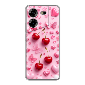 Силиконовый чехол на Tecno Pova 5 4G с принтом для девочек Силиконовый чехол на Tecno Pova 5 4G с принтом для девочек
