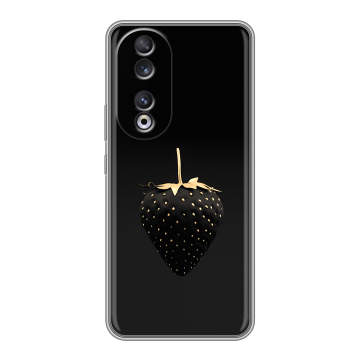 Силиконовый чехол на Huawei Honor 90 с принтом Черная клубника Силиконовый чехол на Huawei Honor 90 с принтом Черная клубника