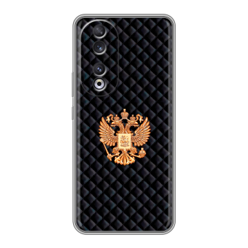 Силиконовый чехол на Huawei Honor 90 с принтом Герб России принт Силиконовый чехол на Huawei Honor 90 с принтом Герб России принт