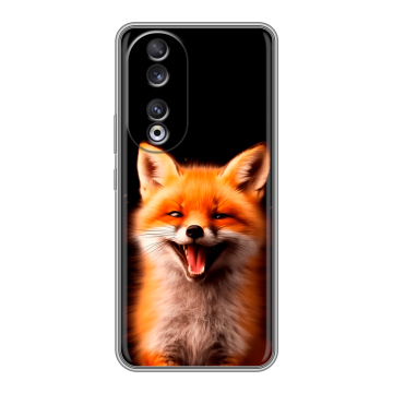 Силиконовый чехол на Huawei Honor 90 с принтом Лиса Силиконовый чехол на Huawei Honor 90 с принтом Лиса