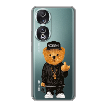Силиконовый чехол на Huawei Honor 90 с принтом Мишка Силиконовый чехол на Huawei Honor 90 с принтом Мишка
