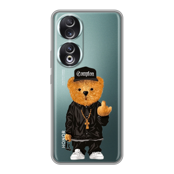 Силиконовый чехол на Huawei Honor 90 с принтом Плюшевый медведь Силиконовый чехол на Huawei Honor 90 с принтом Плюшевый медведь