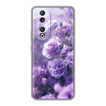 Силиконовый чехол на Huawei Honor 90 с принтом Розы цветы Силиконовый чехол на Huawei Honor 90 с принтом Розы цветы