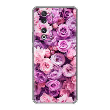 Силиконовый чехол на Huawei Honor 90 с принтом лавандовые розы