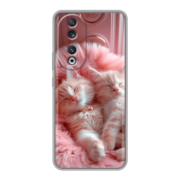 Силиконовый чехол на Huawei Honor 90 с принтом котята котики Силиконовый чехол на Huawei Honor 90 с принтом котята котики