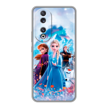 Силиконовый чехол на Huawei Honor 90 с принтом Холодное сердце Frozen Силиконовый чехол на Huawei Honor 90 с принтом Холодное сердце Frozen