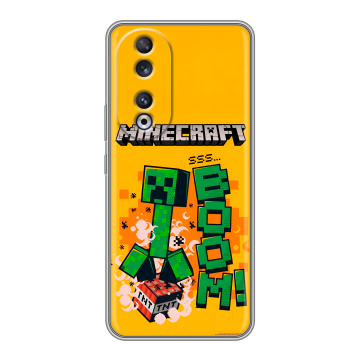 Силиконовый чехол на Huawei Honor 90 с принтом Майнкрафт Minecraft Силиконовый чехол на Huawei Honor 90 с принтом Майнкрафт Minecraft
