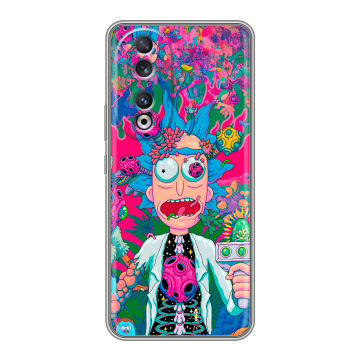 Силиконовый чехол на Huawei Honor 90 с принтом Рик и Морти Rick Morty Силиконовый чехол на Huawei Honor 90 с принтом Рик и Морти Rick Morty