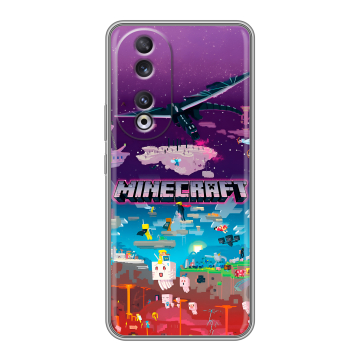 Силиконовый чехол на Huawei Honor 90 с принтом Майнкрафт Minecraft Силиконовый чехол на Huawei Honor 90 с принтом Майнкрафт Minecraft