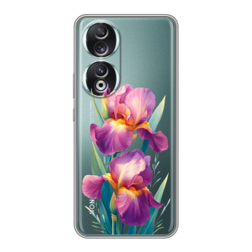 Силиконовый чехол на Huawei Honor 90 с принтом Цветы орхидеи