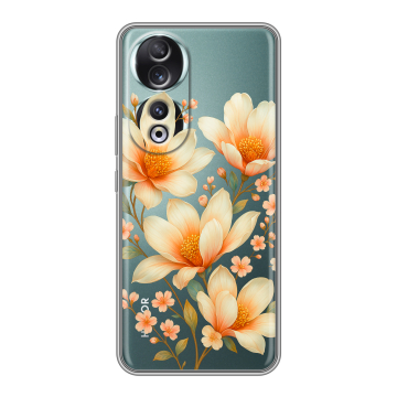 Силиконовый чехол на Huawei Honor 90 с принтом Цветы