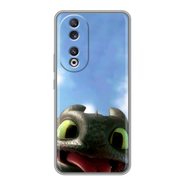 Силиконовый чехол на Huawei Honor 90 с принтом Как приручить дракона Силиконовый чехол на Huawei Honor 90 с принтом Как приручить дракона