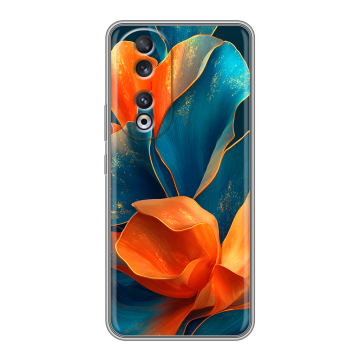 Силиконовый чехол на Huawei Honor 90 с принтом Цветы