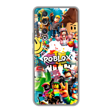 Силиконовый чехол на Huawei Honor 90 с принтом Roblox Роблокс Силиконовый чехол на Huawei Honor 90 с принтом Roblox Роблокс