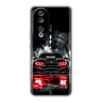 Силиконовый чехол на Huawei Honor 90 с принтом BMW БМВ Силиконовый чехол на Huawei Honor 90 с принтом BMW БМВ
